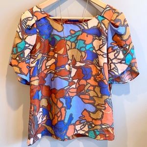 Comptoir Des Cotonniers Silk Blouse FR38 US4-6